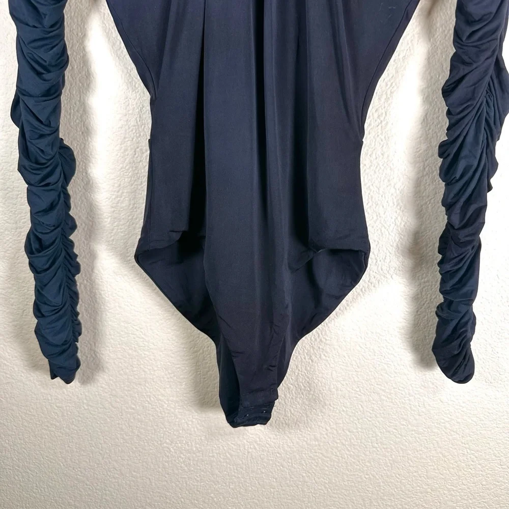 Jonathan Simkhai Black Long sleeve Bodysuit - Picture 6 of 7